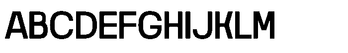 Noda Small Medium Font UPPERCASE