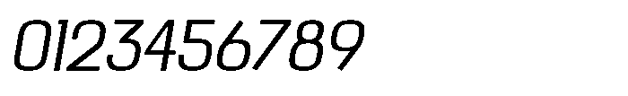 Noda Small Regular Italic Font OTHER CHARS