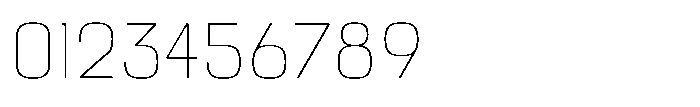Noda Small Thin Font OTHER CHARS