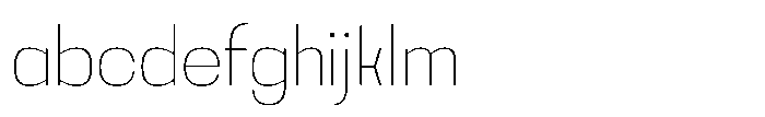 Noda Small Thin FONT