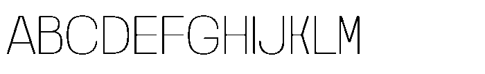 Noda Small Ultra Light Font UPPERCASE