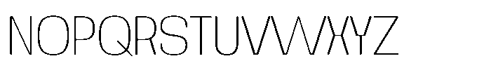 Noda Small Ultra Light Font UPPERCASE