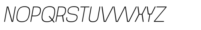 Noda Ultra Light B ITA Font UPPERCASE