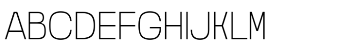 Noda Ultra Light B Font UPPERCASE