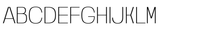 Noda Ultra Light Font UPPERCASE