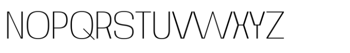 Noda Ultra Light Font UPPERCASE