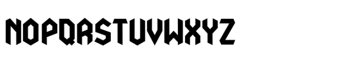 Nodami Black Font UPPERCASE