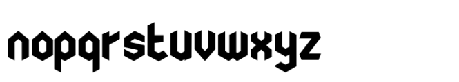 Nodami Extra Black Font LOWERCASE