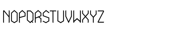Nodami Extra Light Font UPPERCASE