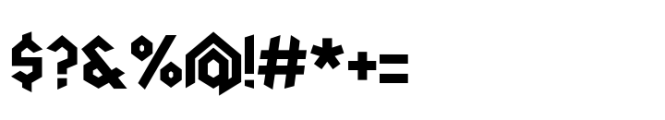 Nodami Heavy Font OTHER CHARS
