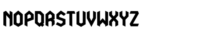 Nodami Heavy Font UPPERCASE