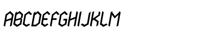 Nodami Italic Font UPPERCASE