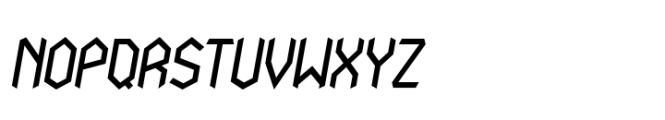 Nodami Italic Font UPPERCASE