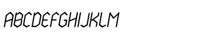 Nodami Light Italic Font UPPERCASE