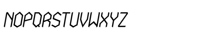 Nodami Light Italic Font UPPERCASE