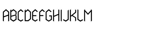 Nodami Light Font UPPERCASE