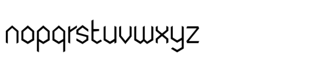 Nodami Light Font LOWERCASE