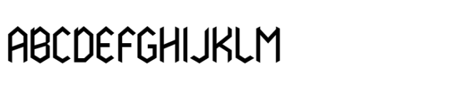 Nodami Regular Font UPPERCASE