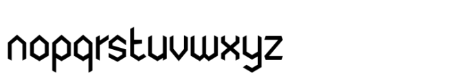 Nodami Regular Font LOWERCASE
