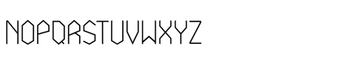 Nodami Thin Font UPPERCASE