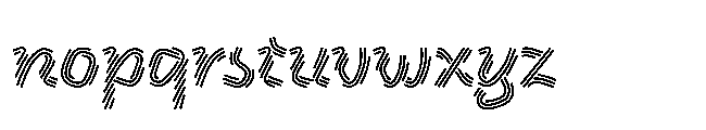 Noeler Candy SVG Font LOWERCASE