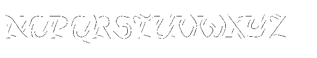 Noeler Firtree COLR Font UPPERCASE