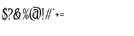 Nofayon Font OTHER CHARS