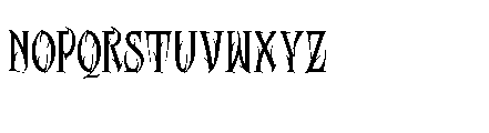 Nofayon Font UPPERCASE