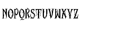 Nofayon Font LOWERCASE