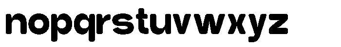 Noffixa Regular Font LOWERCASE