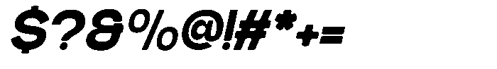 Noffixa Slant Font OTHER CHARS