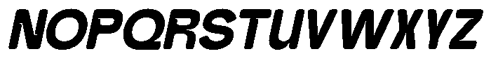 Noffixa Slant Font UPPERCASE