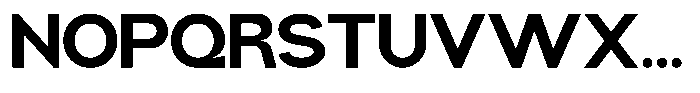 Nofran Font UPPERCASE