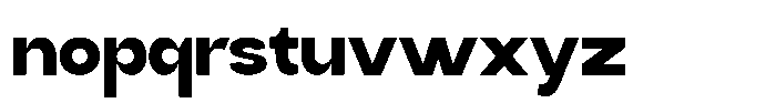 Nofran Font LOWERCASE