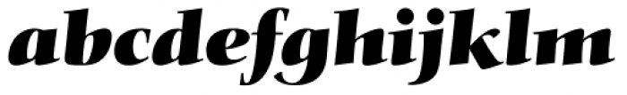 Nofret BQ Bold Italic Font LOWERCASE
