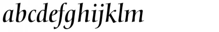 Nofret BQ Italic Font LOWERCASE