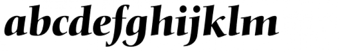 Nofret Medium Italic Font LOWERCASE