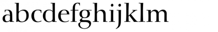 Nofret Regular Font LOWERCASE