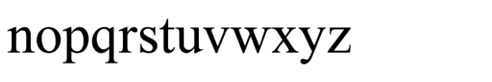 Noga MF Regular Font LOWERCASE