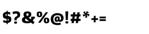 Nogal Extrabold Font OTHER CHARS