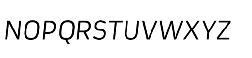 Nogal Light Italic Font UPPERCASE