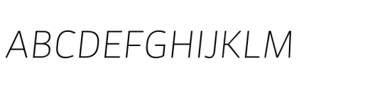 Nogal Thin Italic Font UPPERCASE