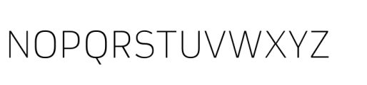 Nogal Thin Font UPPERCASE