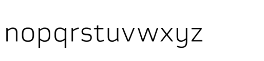 Nogal Ultra Light Font LOWERCASE