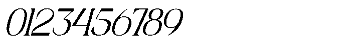 Nogite Modern Italic Font OTHER CHARS