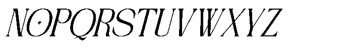 Nogite Modern Italic Font UPPERCASE