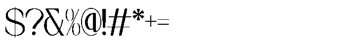 Nogite Modern Regular Font OTHER CHARS