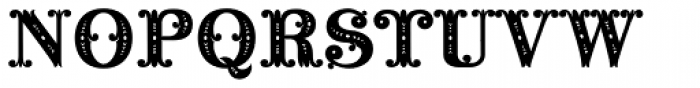 Noir Monogram Ornate (1000 Impressions) Font UPPERCASE