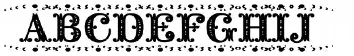 Noir Monogram Ornate Bound (250 Impressions) Font UPPERCASE