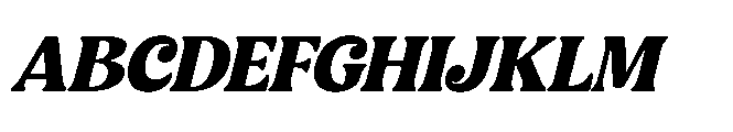 Noira Bilamo  Italic Font UPPERCASE
